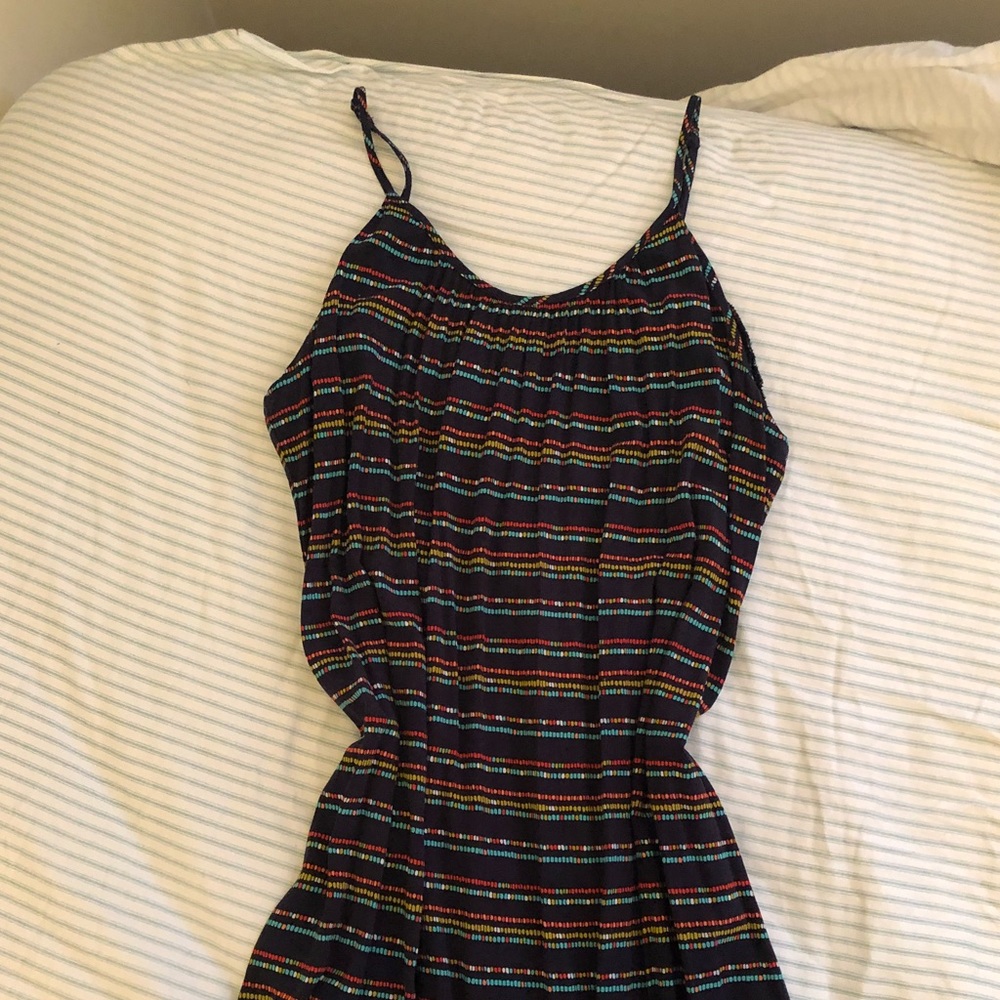 Merona Striped Maxi Dress - Sz L